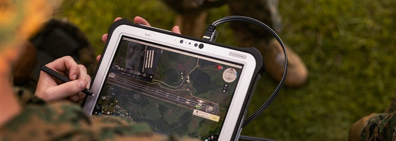 Connecting Securely to IoT Devices on the Battlefield